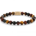 Rebel & Rose Armband Who's afraid of the Tiger RR-80088-G-L Herren