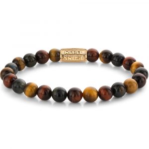 Rebel & Rose Armband Who's afraid of the Tiger RR-80088-G-L Herren