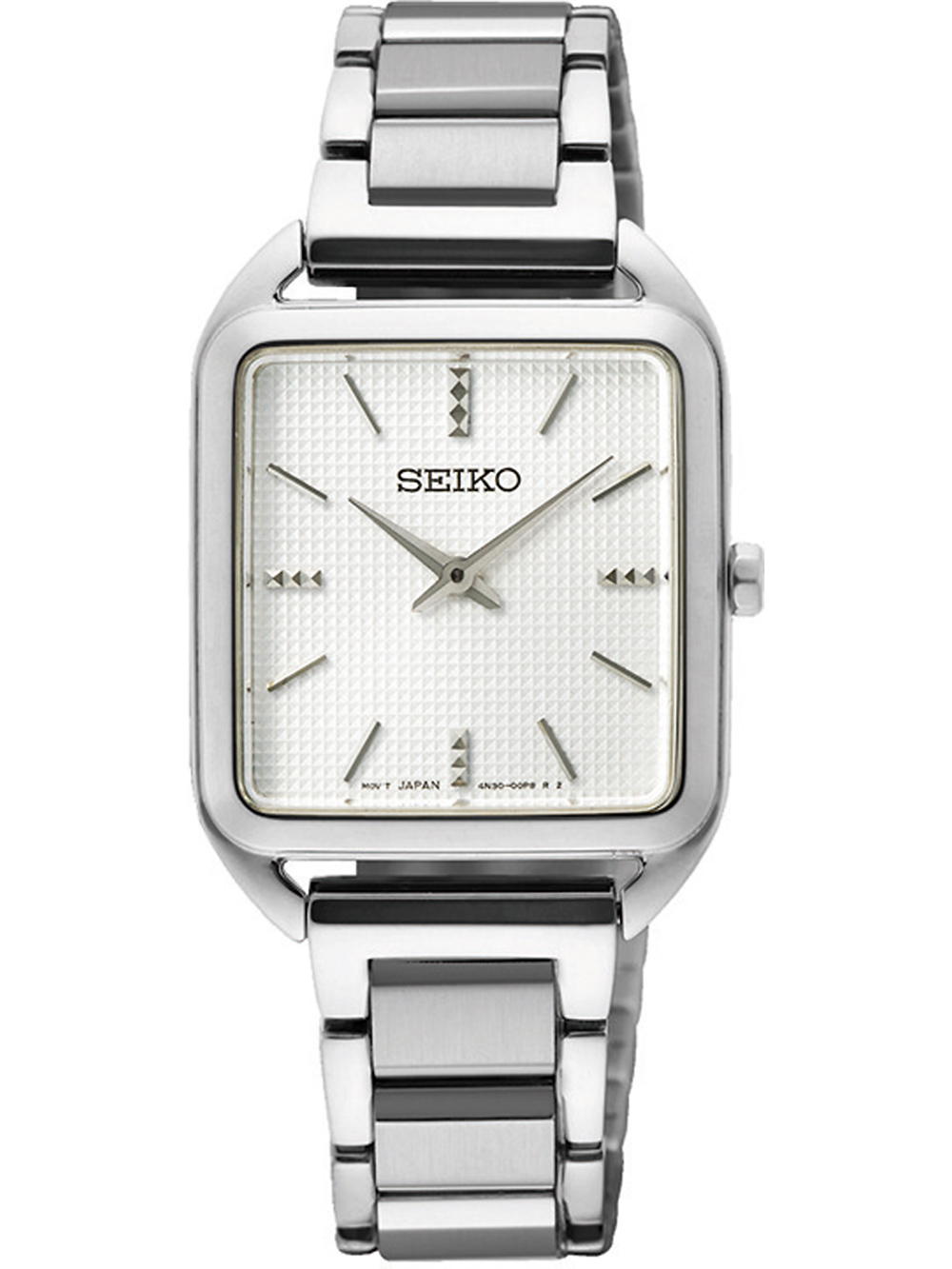 Seiko SWR073P1 Damenuhr eckige Damenuhr 26mm 5ATM