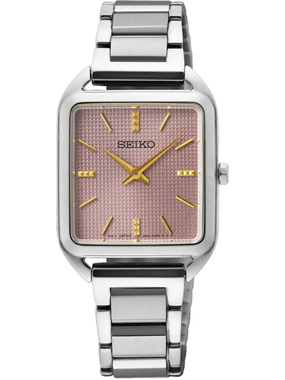 Seiko SWR077P1 Damenuhr eckige Damenuhr 26mm 5ATM