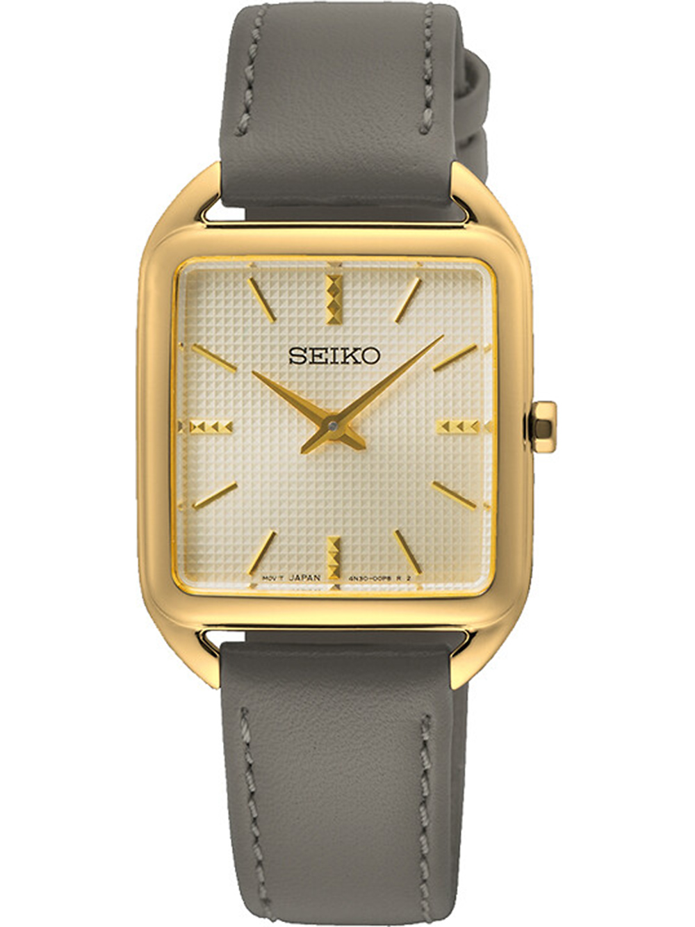 Seiko SWR090P1 Damenuhr eckige Damenuhr 26mm 5ATM
