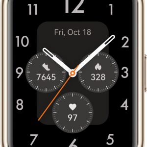 Watch Fit 2 (Classic) Smartwatch Lederarmband moonlight white