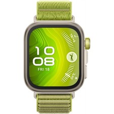 Huawei Watch Fit 4 Pro Sportuhr mit Nylonarmband grün