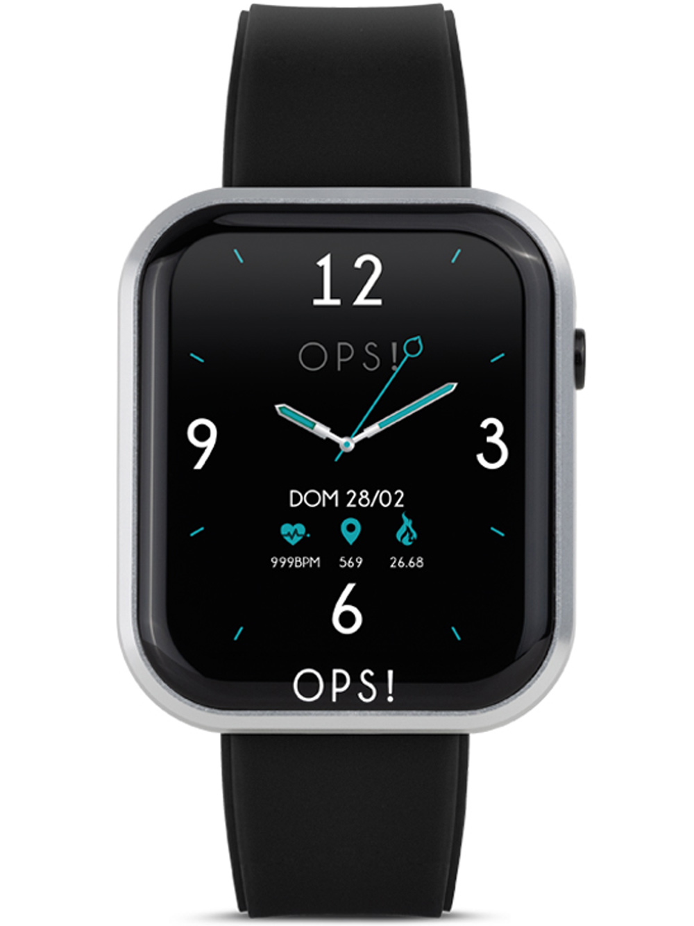 OPS!SMART OPSSW-10 Call Smartwatch Unisex Uhr 38mm