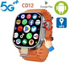 Smartwatch Android 10.0 AMOLED HD, 5G, LTE SIM-Karte UK LAGER SCHNELLER VERSAND