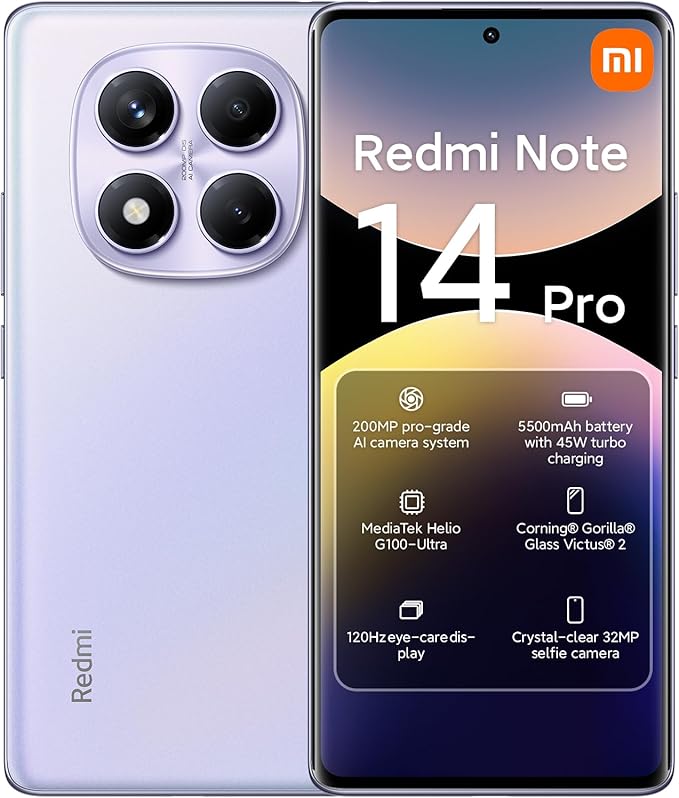 Xiaomi Redmi Note 14 Pro 256GB Aurora Purple