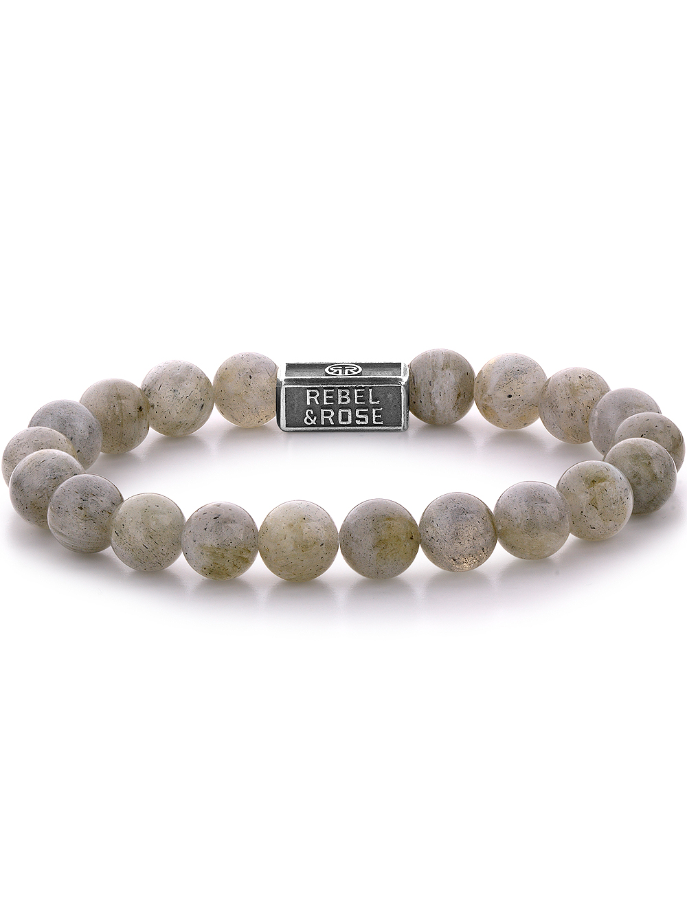 Rebel & Rose Armband Labradorite Shield 925 RR-8S005-S-L Herren