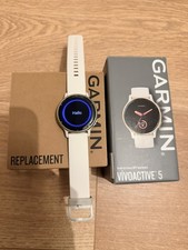 Garmin vívoactive 5 Smartwatch – Elfenbein/Cremegold | AMOLED | Fitness & Gesund