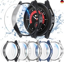 Neitra [5 + 5 Pieces Samsung Galaxy Watch 5 Pro Protective Case + Screen