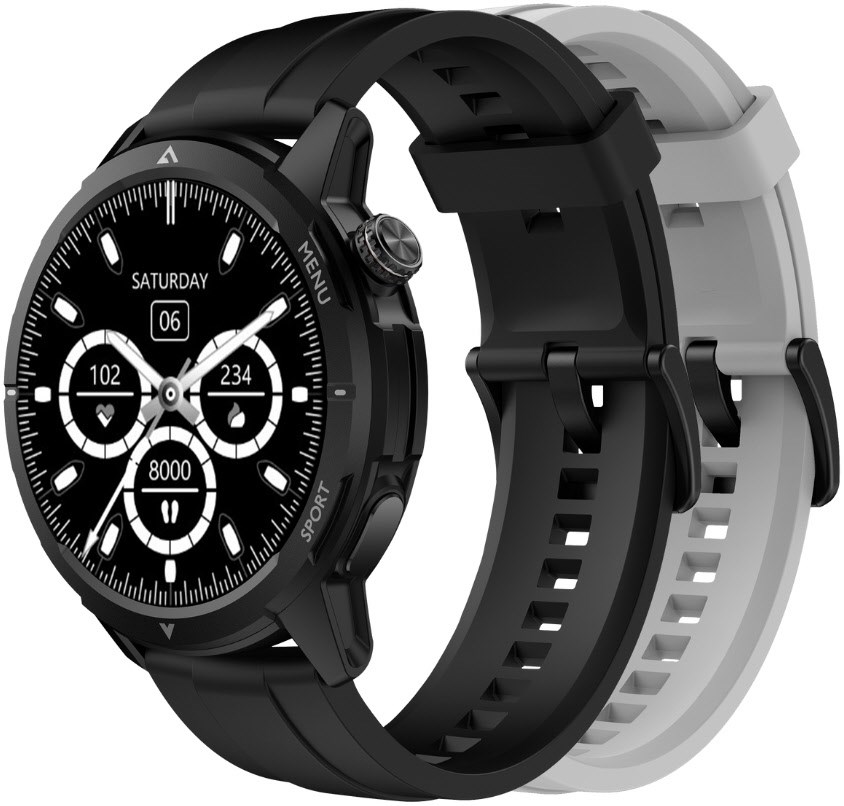 SmartWatch 601 Smartwatch schwarz
