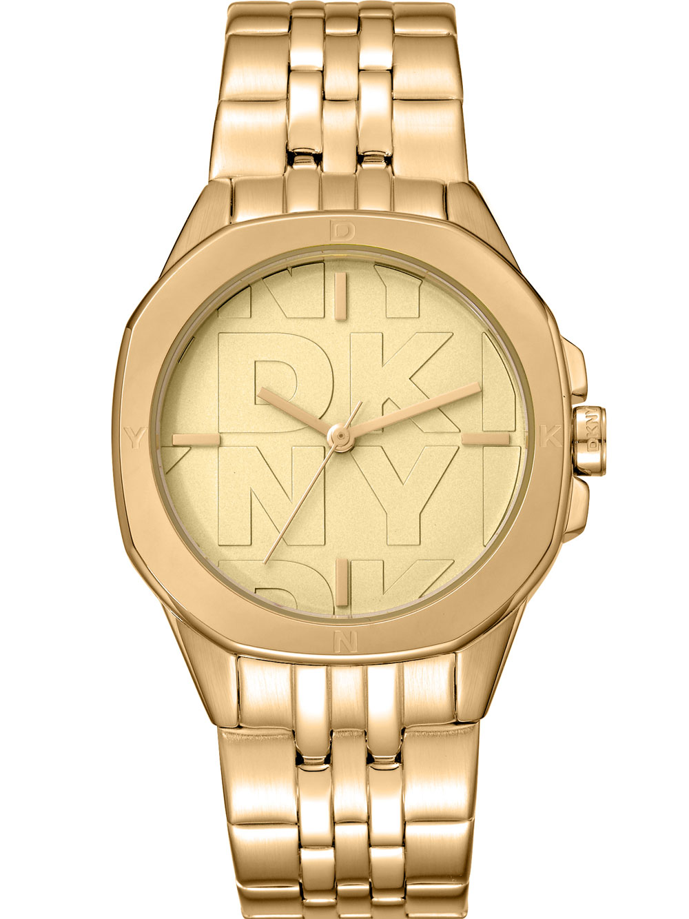 DKNY DK1L012M0065 Damenuhr Brooklyn Midi Gold 34MM 5ATM