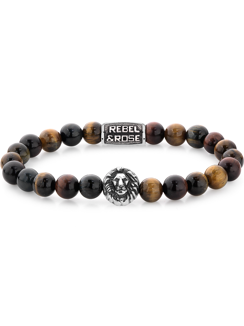 Rebel & Rose Armband Who's afraid of the Tiger RR-8L028-S-L+ Herren