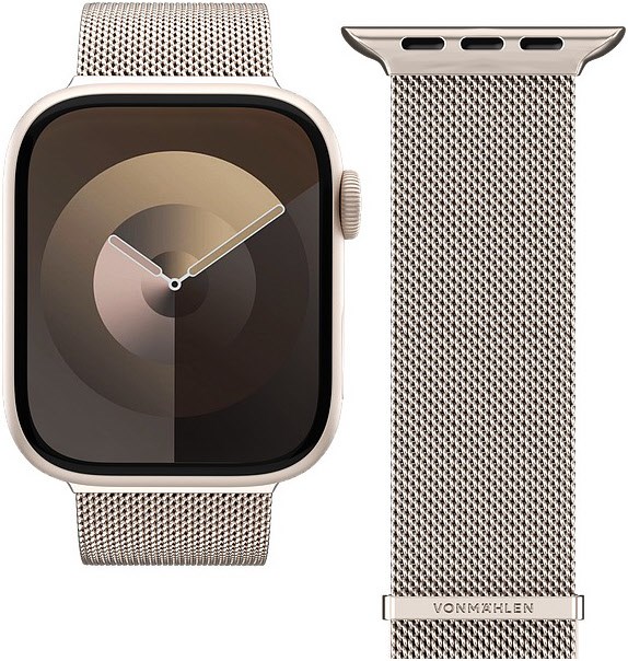 Watch Straps Milanese Loop 2 für Apple Watch (40/41/42mm) champagner