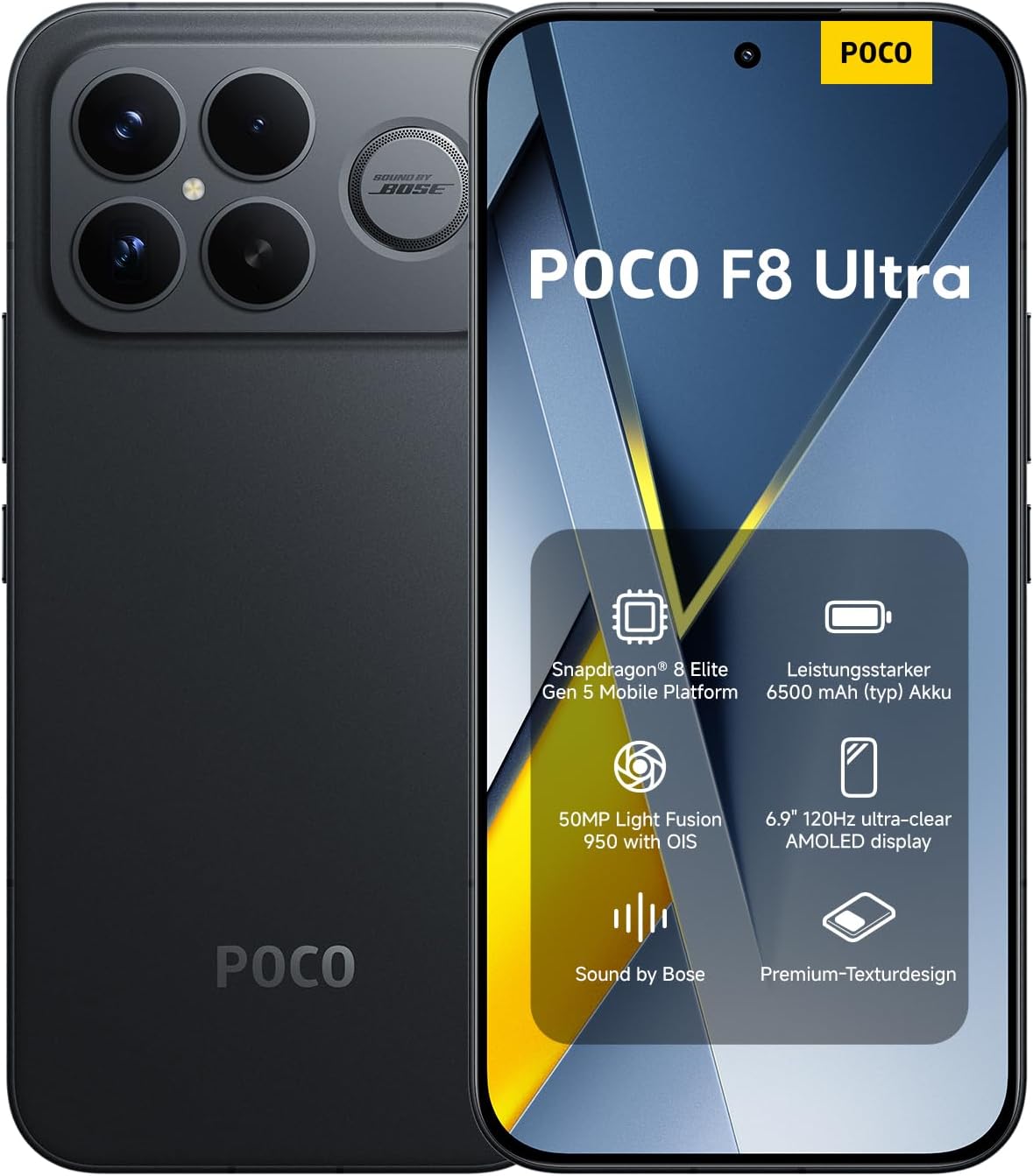 Xiaomi POCO F8 Ultra 512GB Schwarz