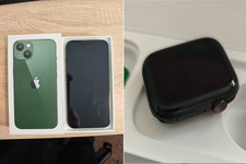 Apple Iphone 13 + Watch 7 GPS Cellular Bundle / Handy Smartwatch