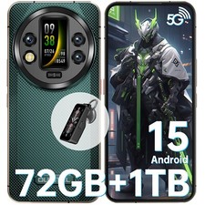 OUKITEL WP200 PRO 5G Outdoor Handy Android15 72GB+1TB Smartphone mit SmartWatch