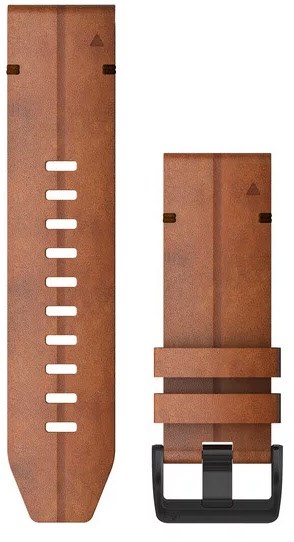 QuickFit Lederarmband (26mm) braun/schiefergrau