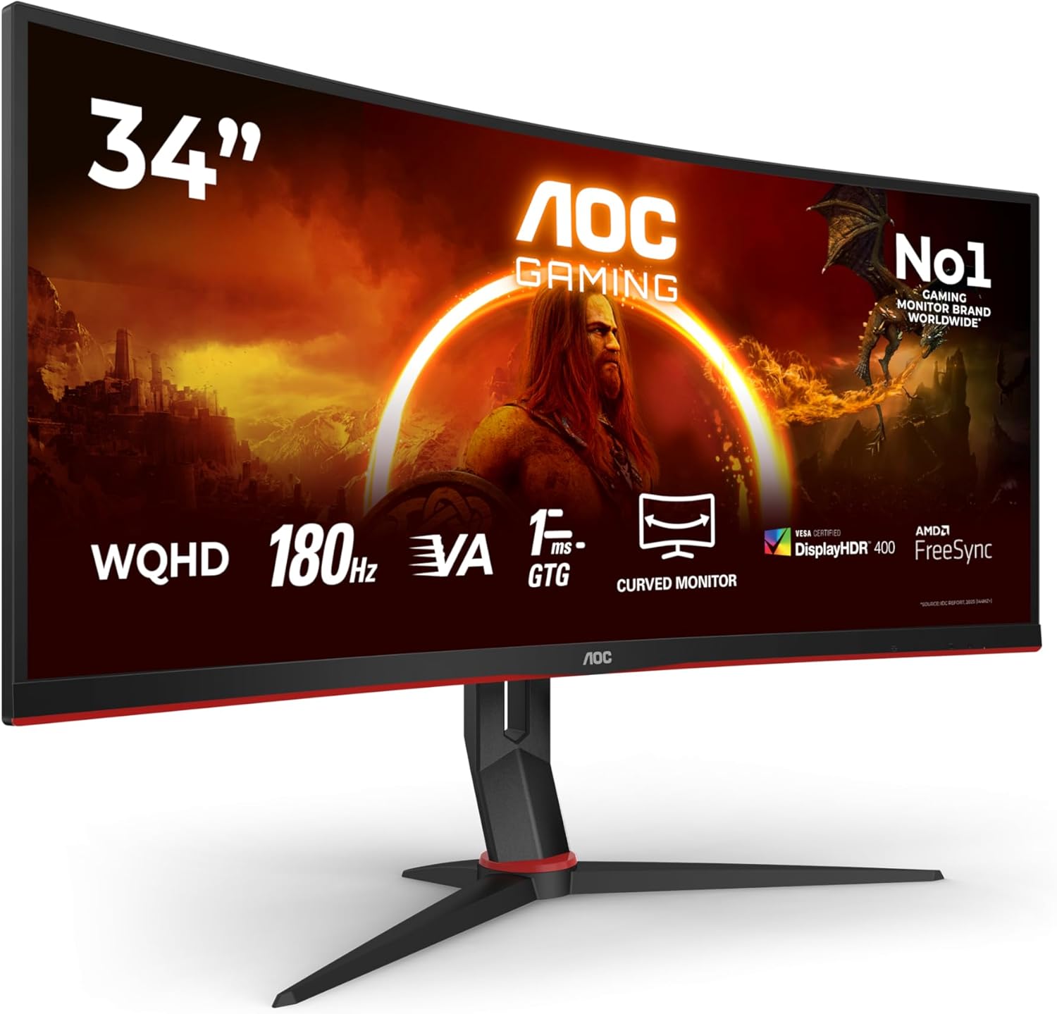 AOC Monitor CU34G2XP 34 Zoll WQHD Curved