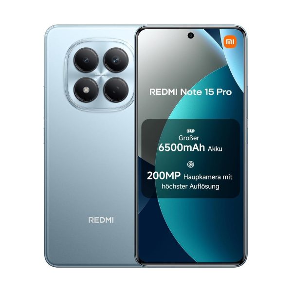 Xiaomi Redmi Note 15 Pro Smartphone 8+256GB 6,77" AMOLED 200MP Helio G200-Ultra