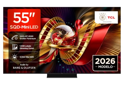 TCL 55C8L 55 Zoll 4K SQD-Mini-LED Smart-TV Produktbild