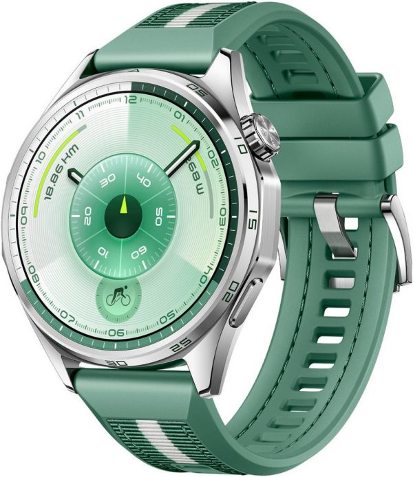 Huawei WATCH GT6 46 mm Smartwatch (3,75 cm/1,47 Zoll, Harmony OS), Bis zu 21 Tagen Akkulaufzeit, Outdoor-Sport Profi-Niveau, EKG-Analyse