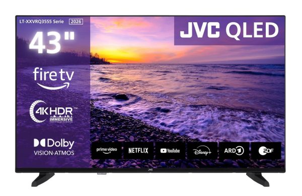 JVC LT-43VRQ3555 43 Zoll 4K QLED Fernseher mit Fire TV